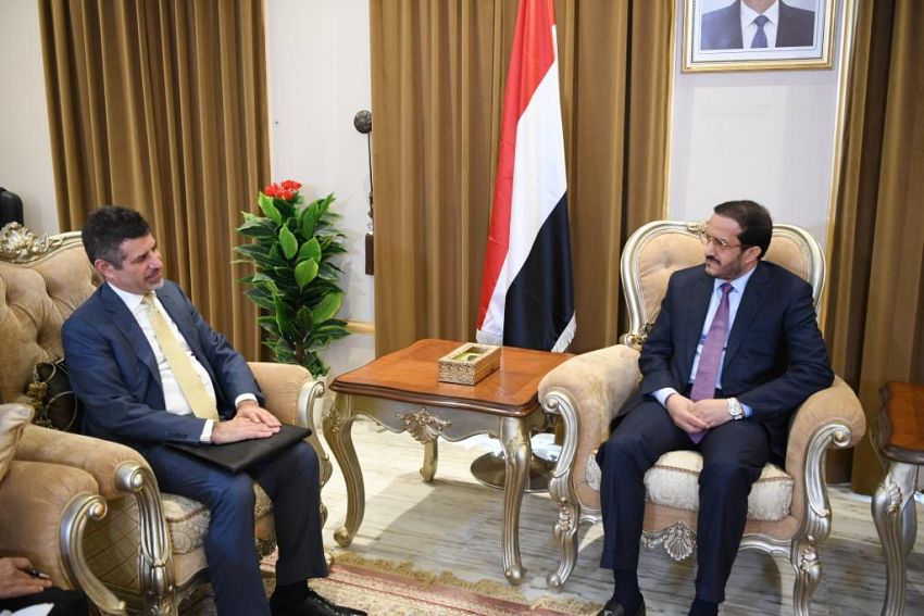 عثمان مجلي يلتقي السفير الامريكي في اليمن