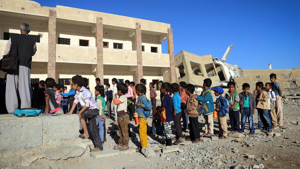 مليونا طفل يمني خارج المدارس و3.7 مليون بحاجة للمساعدات