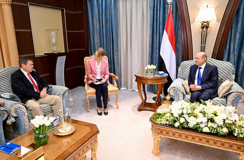 رئيس مجلس القيادة الرئاسي يستقبل سفير جمهورية ألمانيا الاتحادية