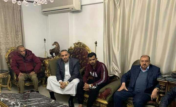سلطان البركاني يعزي نجلي العميد الحمادي