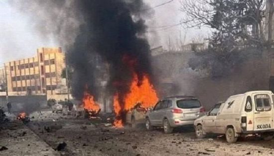 انفجار السياره