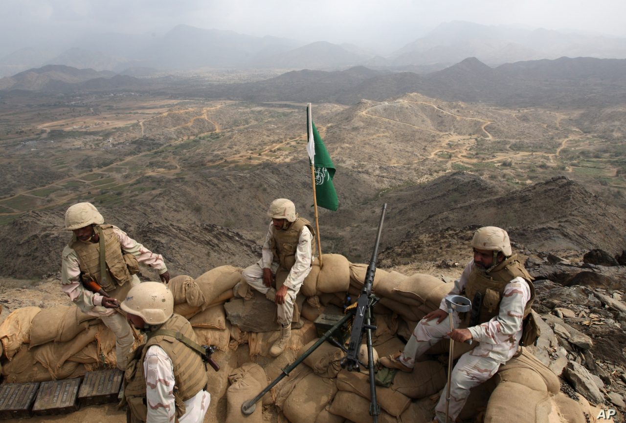 القوات السعودية الحد الجنوبي