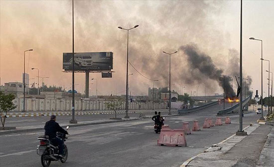 جسر الاحرار وسط بغداد