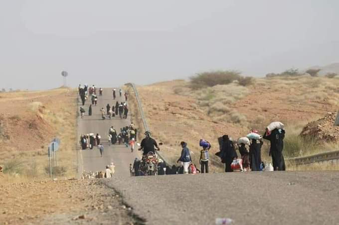 نازحين في الجوف