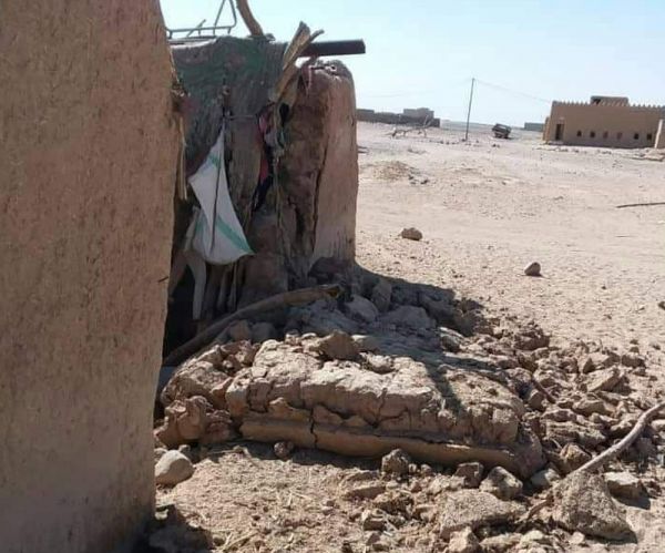 قصف حوثي على الجدعان بمأرب