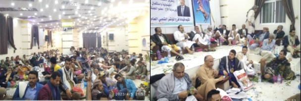مؤتمر تعز يقيم امسية رمضانية مساندة للمجلس الرئاسي والاصطفاف الو