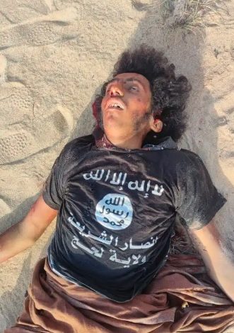 احد قتلى القاعدة في هجوم على قوات الانتقالي في ابين