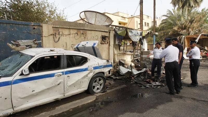تفجير استهدف مركز شرطة في بغداد - أرشيفية