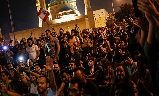 مظاهرات في لبنان