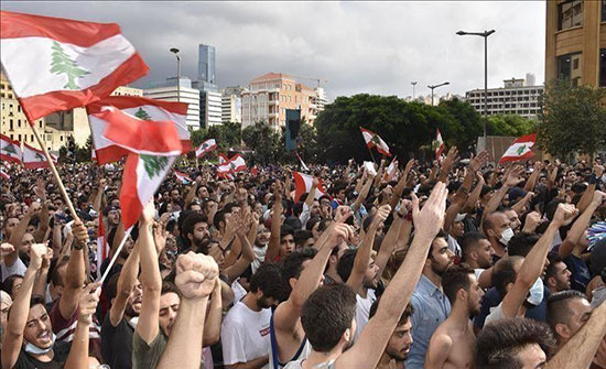 احتجاجات في البنان