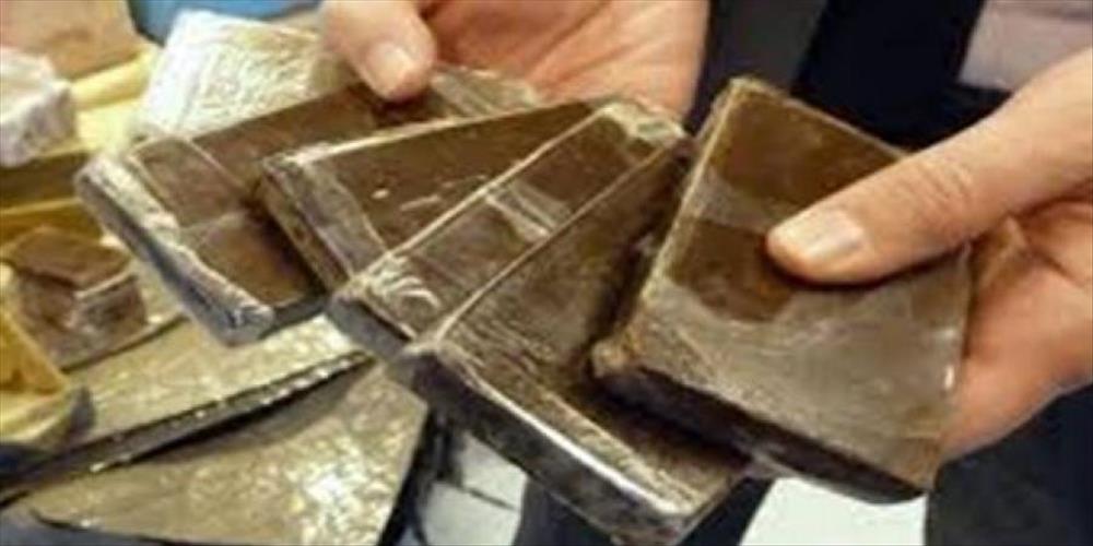 ضبط مادة الحشيش المخدر