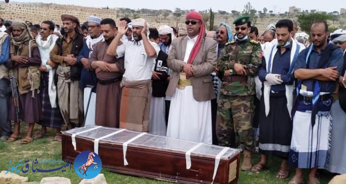 تشييع جثمان الشيخ قائد أحمد سيف الشرجبي في تعز