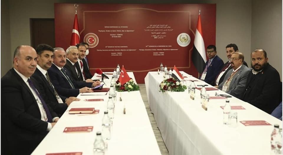 البركاني يلتقي نظيره التركي وأمين عام إتحاد مجالس الدول بمنظمة ا