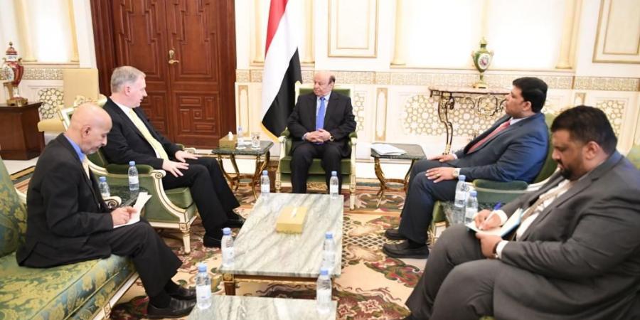 الرئيس هادي والسفير الامريكي