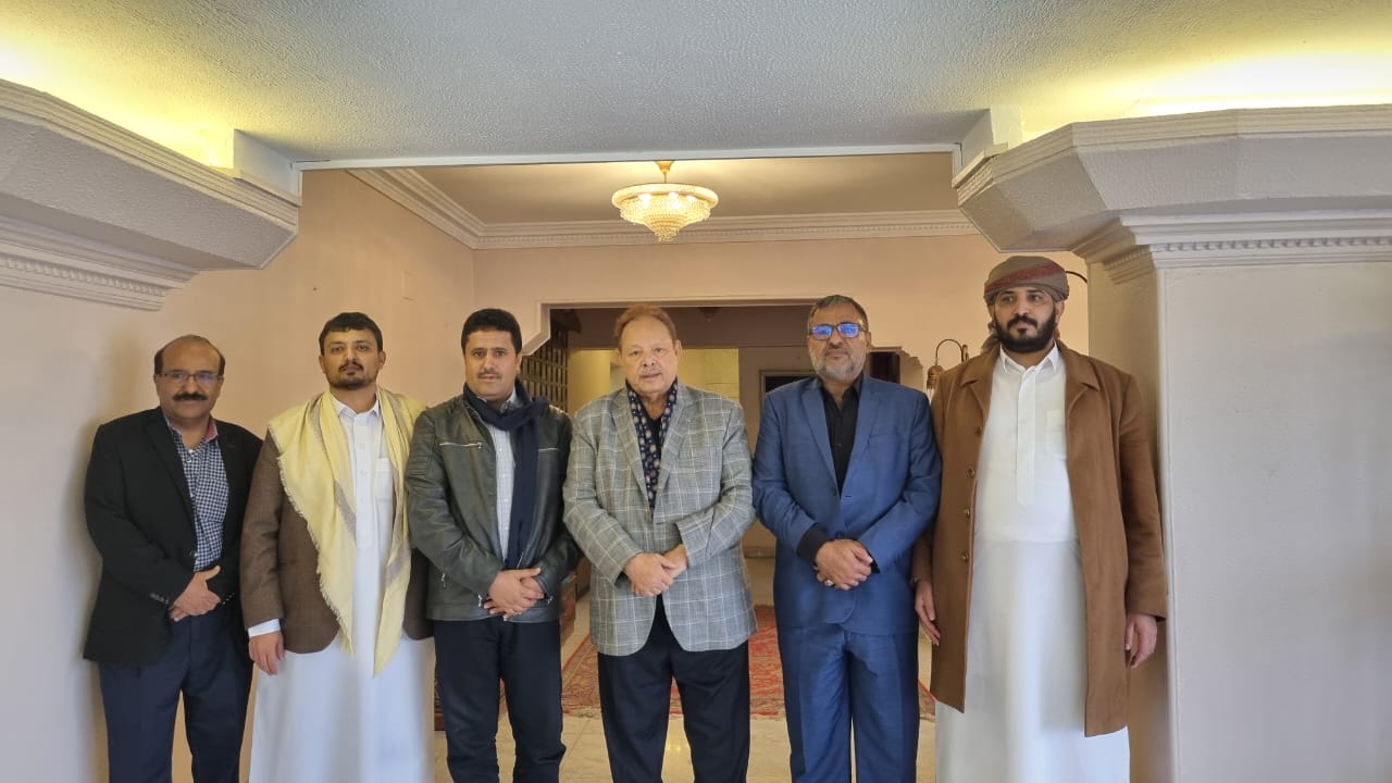 الرئيس الاسبق علي ناصر محمد يستقبل وفد المؤتمر الشعبي العام في ا