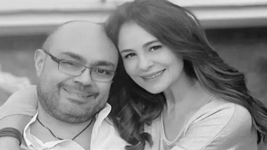 الفنانه اللبنانيه كارول سماحه وزوجها الراحل وليد مصطفى