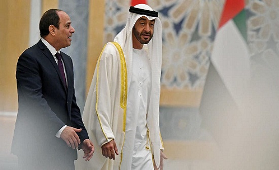 محمد بن زايد والسيسي