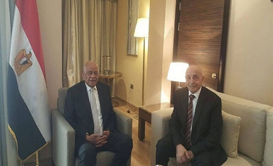 رئيس مجلس النواب الليبي والمصري