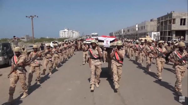 المقاومة الوطنية تودع البطل التهامي العقيد هيثم بري بموكب تشييع