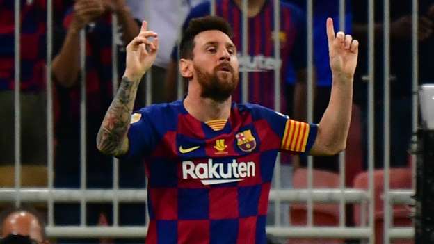لاعب برشلونة ليونيل ميسي
