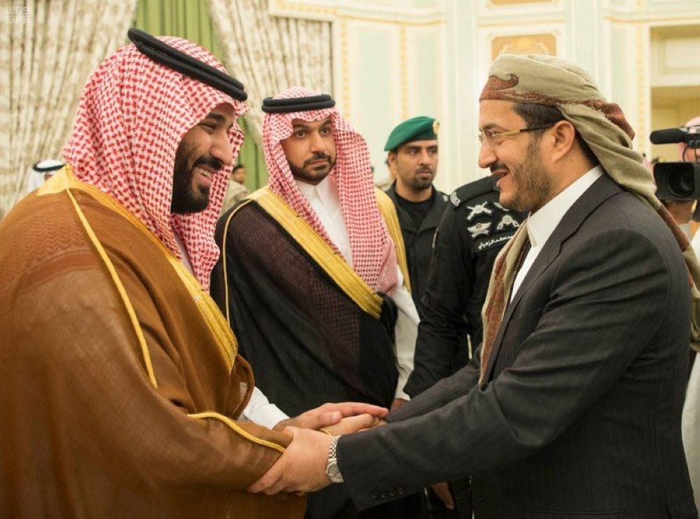محمد بن سلمان والشيخ عثمان مجلي