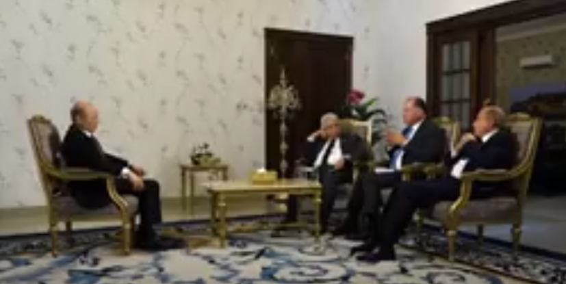 مقابلة الرئيس العليمي مع ثلاثة من كبار خبراء الاعلام المصري