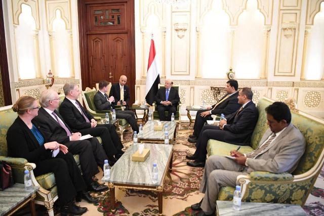 الرئيس هادي والمبعوث الامريكي