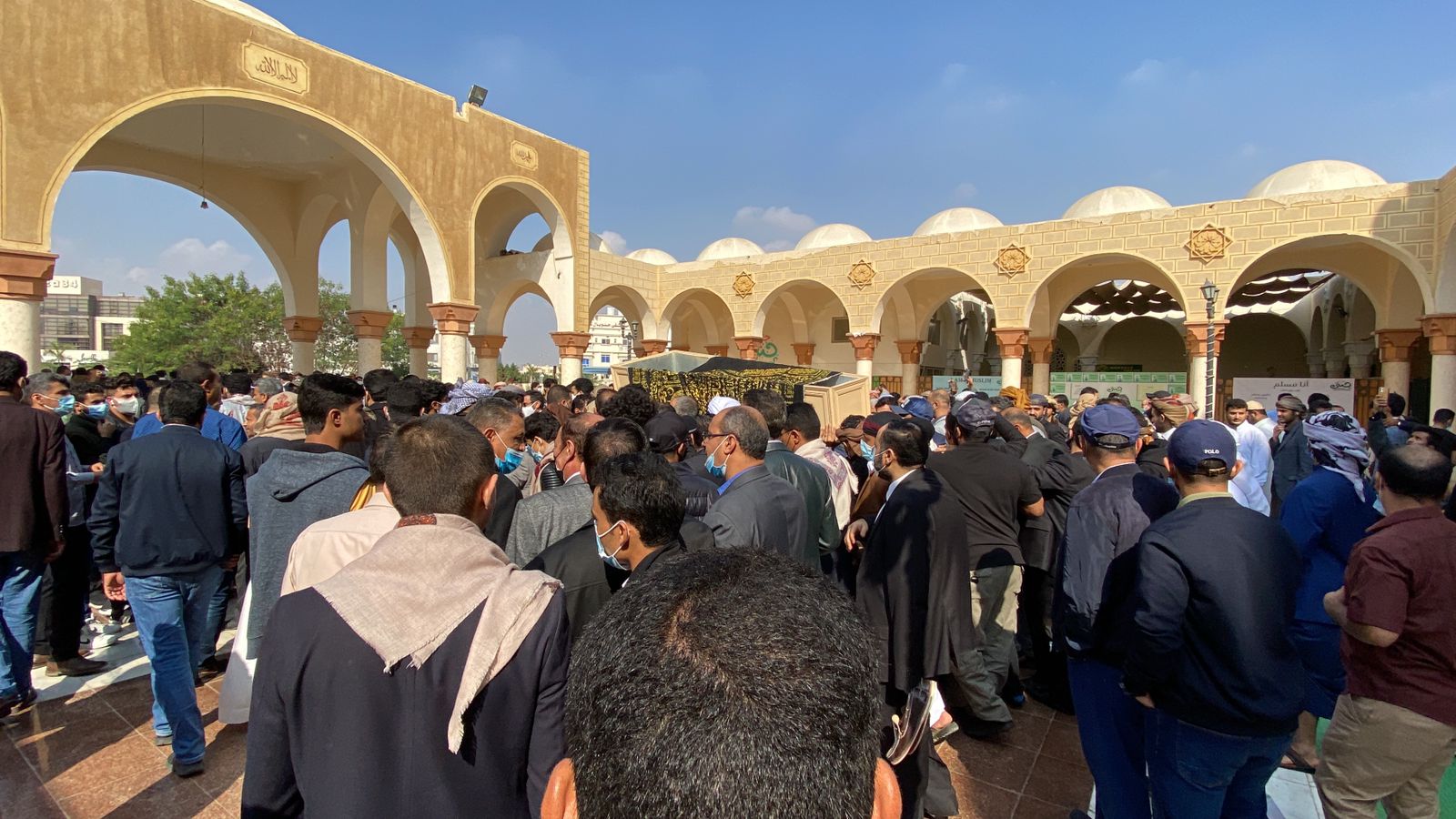 تشييع جثمان الشيخ ياسر العواضي