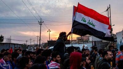 متظهاهرون في العراق