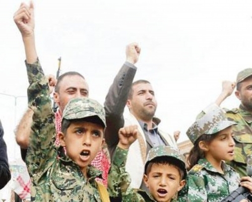 اطفال الحوثيين