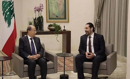 سعد الحريري وميشال عون