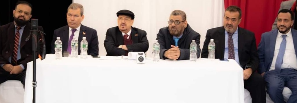 البركاني يلتقي قيادة الجالية اليمنية ورجال الاعمال بولاية نيويور