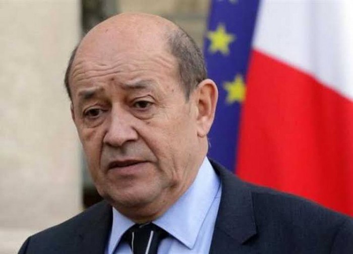 وزير الخارجيه الفرنسي جان إيف لودريان
