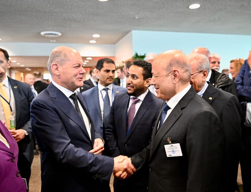 الرئيس العليمي يلبى دعوة مهمة للمستشار الألماني