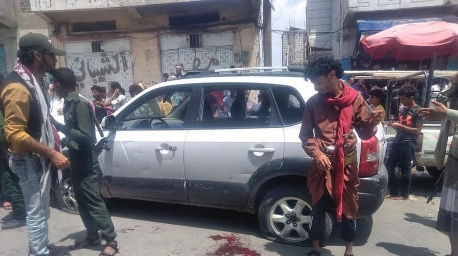 تعز.. محاولة اغتيال فاشلة للقيادي المؤتمري سعيد الحربي عبر دراجا