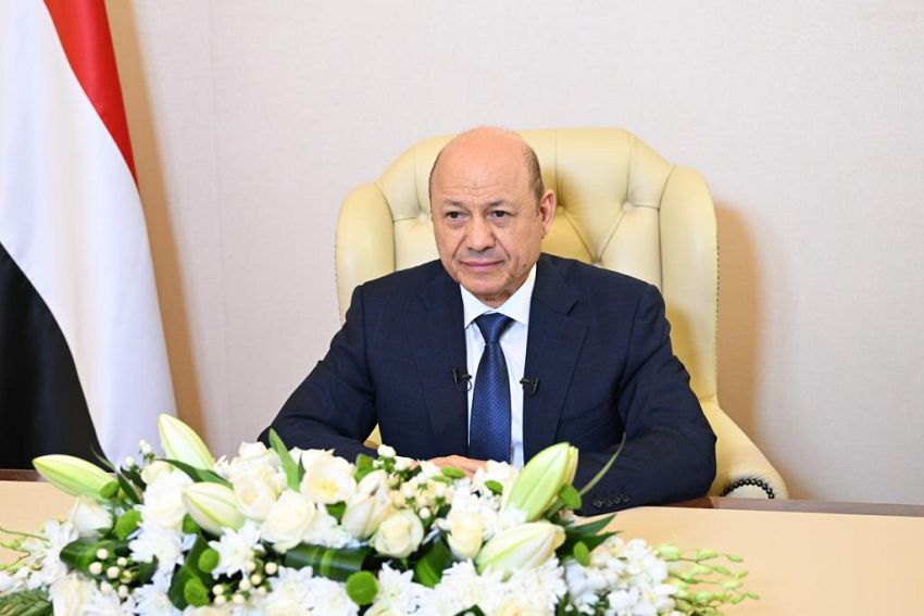الرئيس العليمي يوجه خطابا للشعب اليمني بمناسبة عيد الاضحى