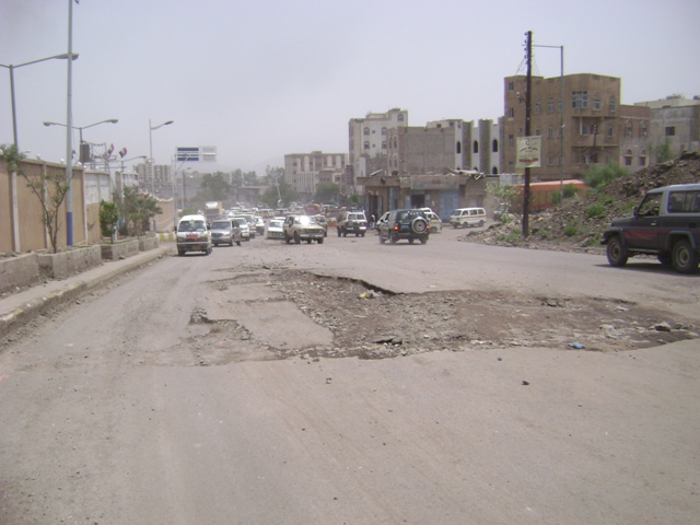 شارع محطة كهرباء عصيفرة شمال تعز