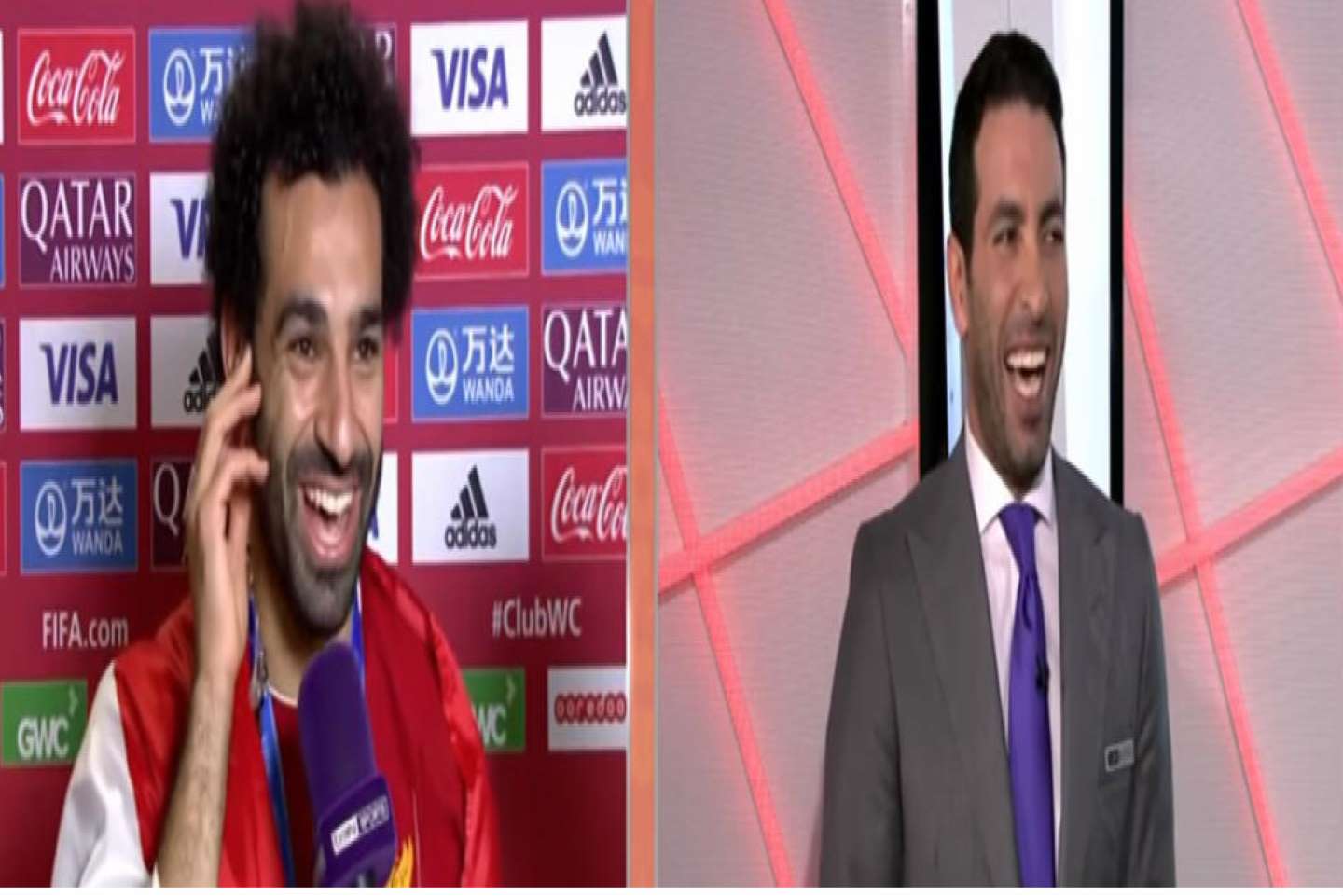محمد صلاح وابو تريكه