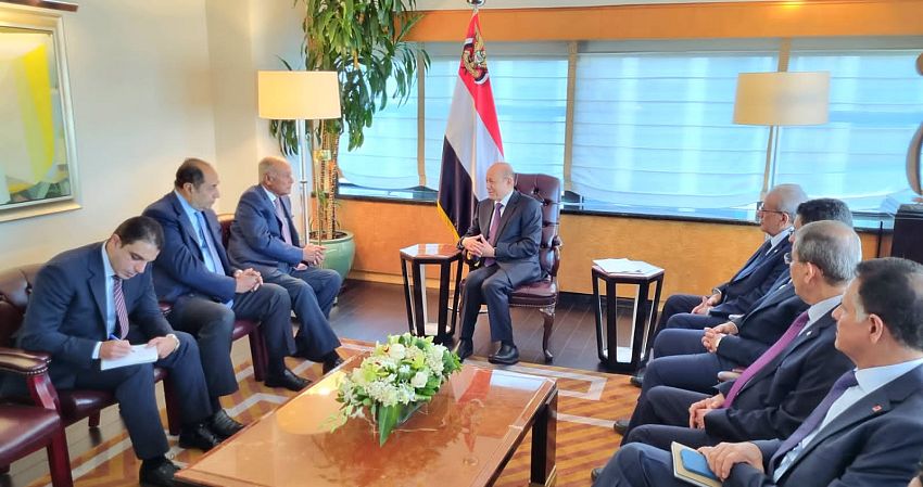 فخامة الرئيس العليمي يستقبل الأمين العام لجامعة الدول العربية