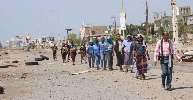 لجنة تثبيت نقاط المراقبة في الحديدة