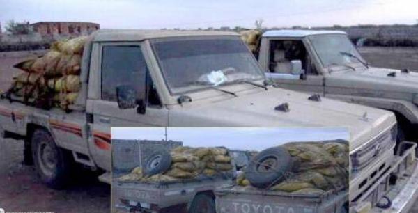 القبض على مواد متفجرة مهربة للحوثي في منطقة الزهاري جنوب تعز