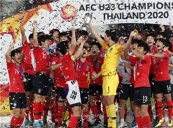 تتويج المنتخب الكوري