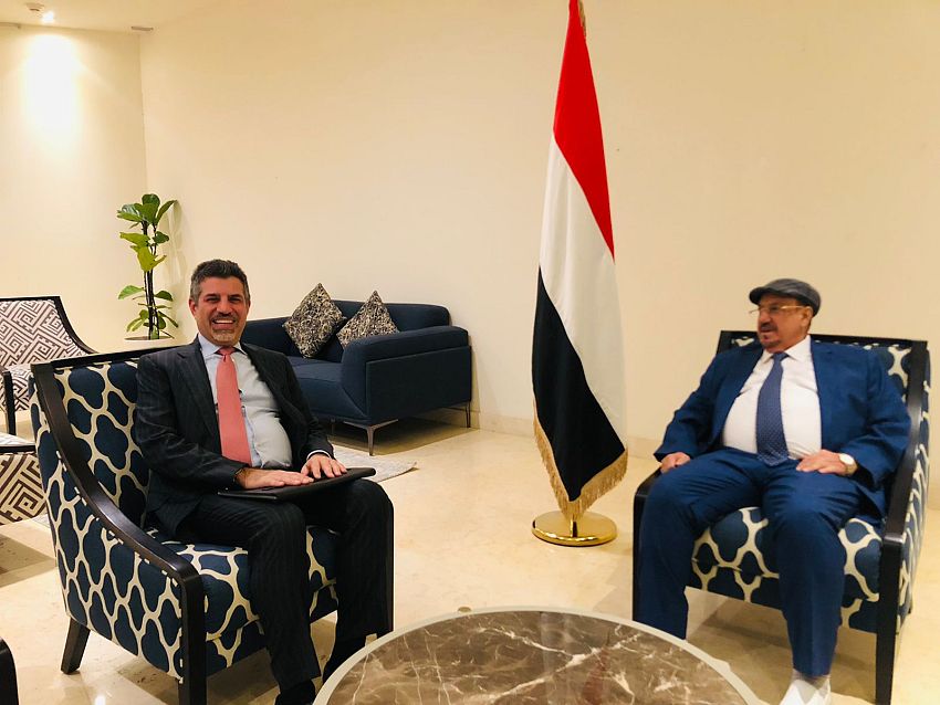 البركاني يلتقي بالسفير الأمريكي في اليمن