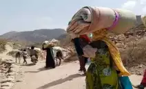نازحين يمنيين