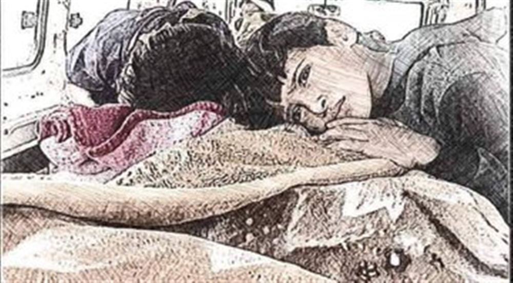 اطفال الضحية أحلام العشاري بعد وفاة والدتهم