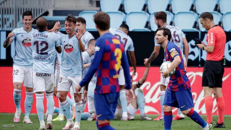 هدف قاتل يحطم آمال برشلونة في اللقب ويقرب ريال مدريد
