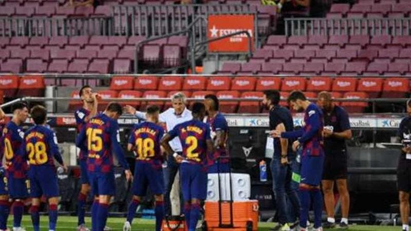 برشلونة بـ 17 لاعباً فقط في دوري الأبطال