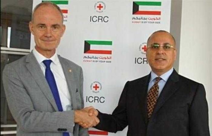 الصليب الاحمر مع الجانب الكويتي