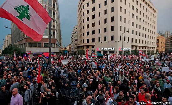 مظاهرات في لبنان