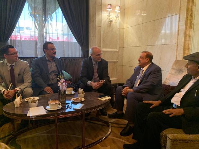 البركاني مع السفير البريطاني